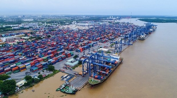 Port de Tan Cang - Cat Lai, l'un des deux "ports verts" de Saigon Newport Corporation. Photo: VNA