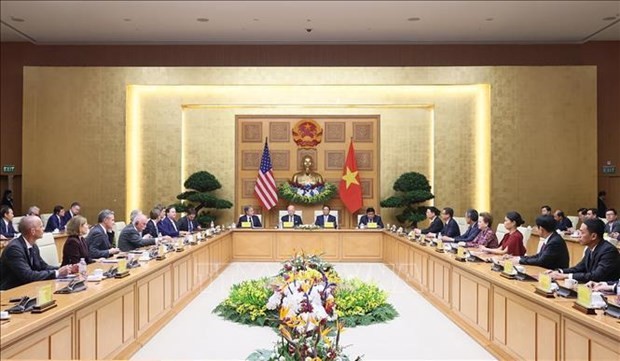 Panorama de la conférence de haut niveau Vietnam-États-Unis sur l'investissement et l'innovation. Photo: VNA