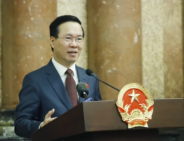 Le Président Vo Van Thuong. Photo : VNA.