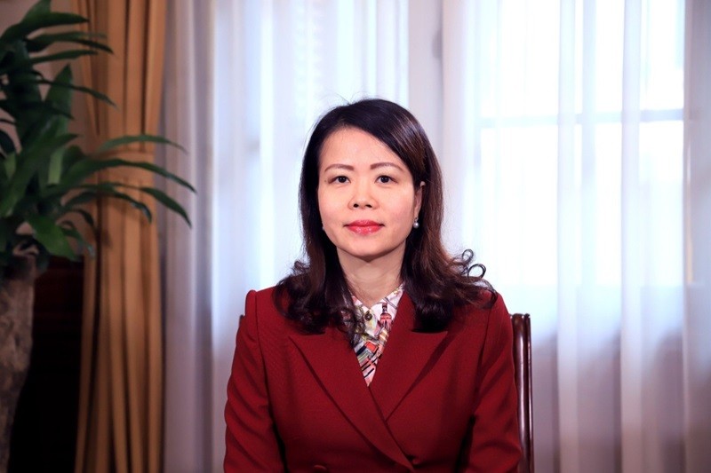 La vice-ministre vietnamienne des Affaires étrangères Nguyên Minh Hang. Photo : baoquocte.