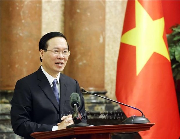  Le Président vietnamien Vo Van Thuong. Photo : VNA. 
