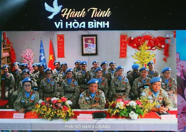 Les Casques bleus vietnamiens participant à la Mission des Nations unies au Soudan du Sud (MINUSS). Photo : VNA.