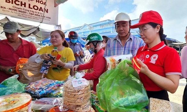 Le programme "Têt humanitaire" à Vinh Long (au Sud du Vietnam), le 4 février 2024. Photo : VNA.