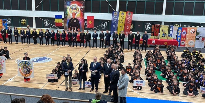 La 4e édition du Championnat « Coupe du Printemps » de Qwan Ki Do (Quán khí đạo) s’est ouverte ce samedi à Bucarest. Photo : ambassade du Vietnam en Roumanie.