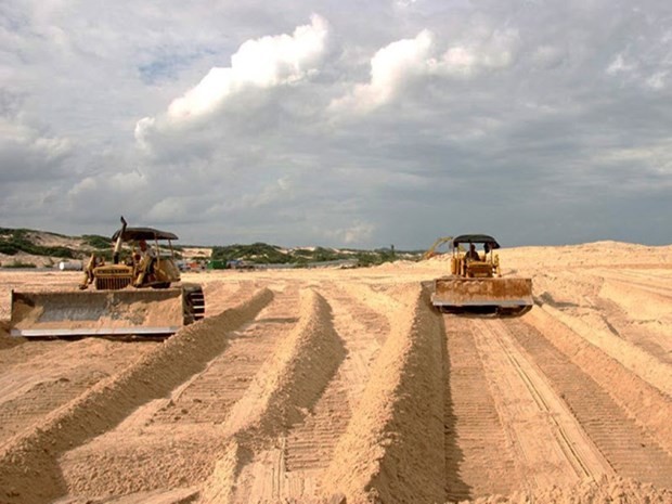 La facilitation de l’accès à la source de matériaux de remplissage est cruciale pour les projets clés mis en œuvre dans la ville de Cân Tho. Photo : moitruong.net.vn