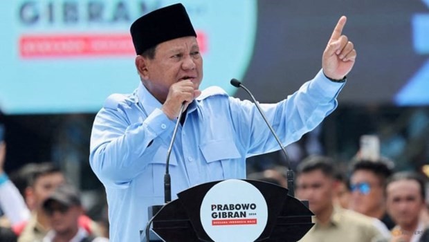 Le ministre de la Défense Prabowo Subianto devient vainqueur de l'élection présidentielle de 2024. (Photo : canalnewsasia.com)