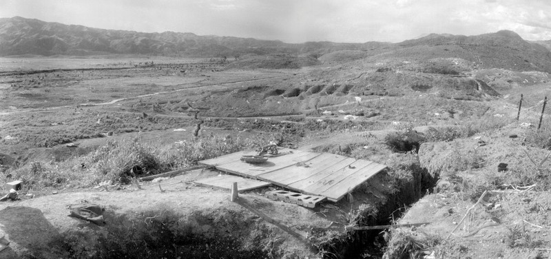 Zone orientale de l’ennemi à Muong Thanh après avoir été attaquée par l’armée vietnamienne. Photo : VNA.