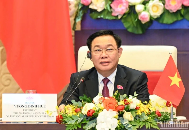 Le Président de l'Assemblée nationale du Vietnam Vuong Dinh Huê. Photo : NDEL.