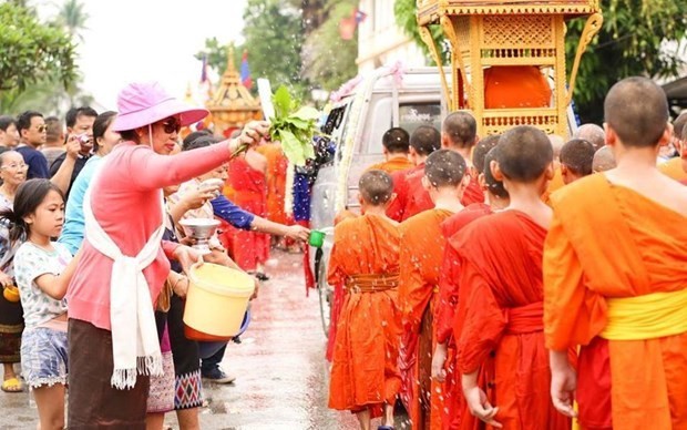  Le Boun Pi May lao est l’occasion de multiples réjouissances qui se déroulent chaque année au mois d’avril. Photo : tapchilaoviet.org