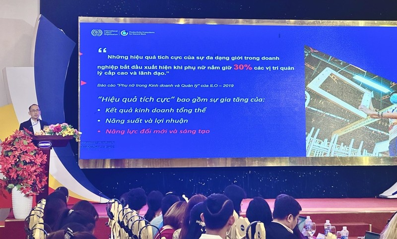 Le séminaire a permis aux participants de rencontrer, d’échanger et de partager les enjeux actuels dans le domaine de l’entrepreneuriat et de l’innovation féminins. Photo : danang.gov.vn