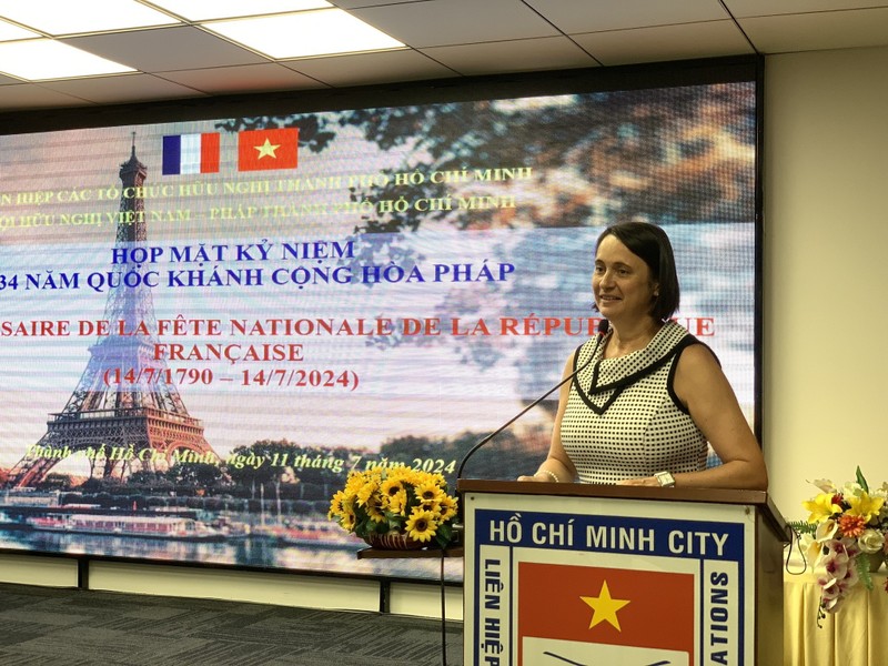 Mme Emmanuelle Pavillon-Grosser, consule générale de France à Hô Chi Minh-Ville. Photo : thoidai.