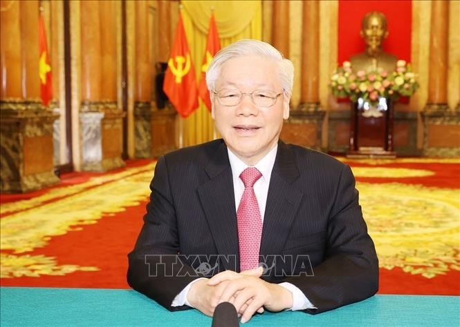 Le secrétaire général du Comité central du Parti communiste du Vietnam, Nguyên Phu Trong. Photo : VNA.