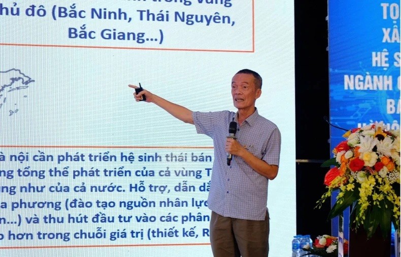 Le directeur de l’Institut des Sciences et Technologies, Nguyen Nhat Quang