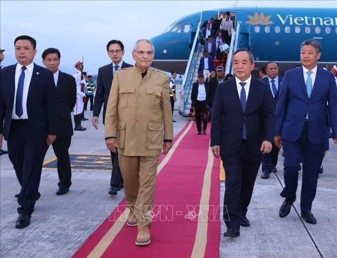 Le président du Timor-Leste, José Ramos-Horta, arrive à Hanoï, entamant une visite d'État au Vietnam. Photo : VNA. 