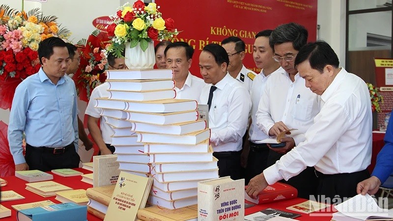 Espace culturel dédié au Secrétaire général du Parti Nguyên Phu Trong à Dà Nang. Photo : NDEL. 