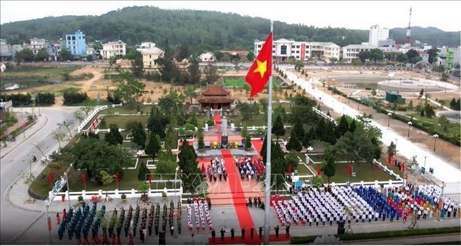 La zone commémorative du Président Hô Chi Minh sur l'île de Cô Tô. Photo : VNA.