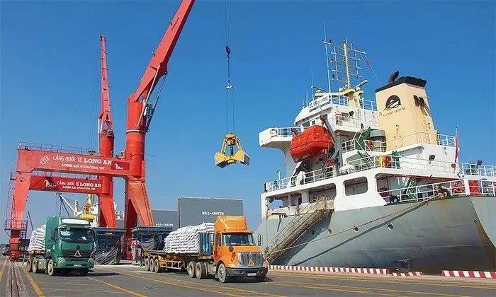 Le port international de Long An choisit la logistique verte comme critère de développement. Photo : Nguyen Le.