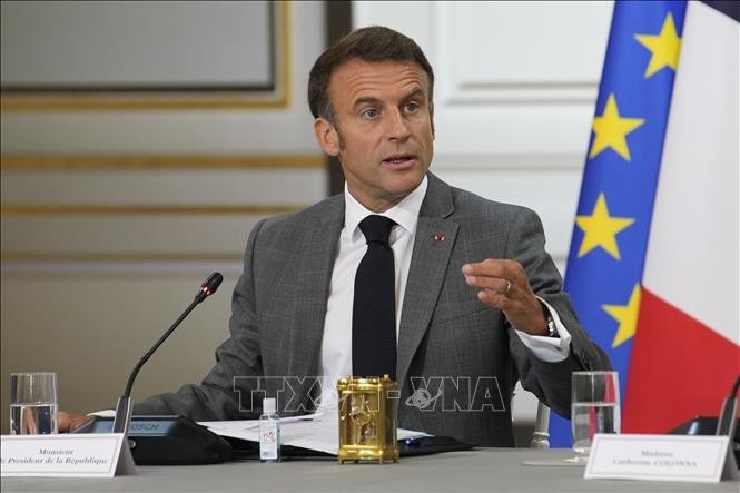 Le président français Emmanuel Macron. Photo : VNA.