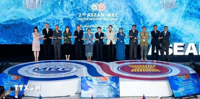 Des délégués de l'ASEAN et du MRC. Photo : VNA.