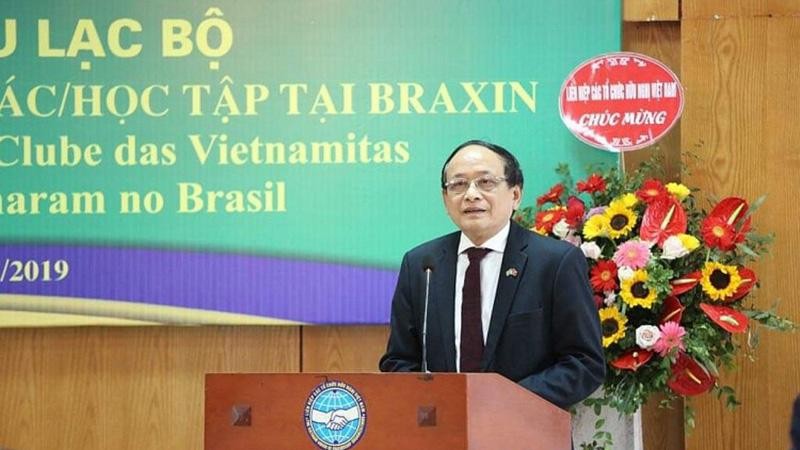 Nguyên Van Kiên, vice-président de l’Association d’amitié et de coopération Vietnam — Brésil et ancien ambassadeur du Vietnam au Brésil.Photo:thoidai.com.vn