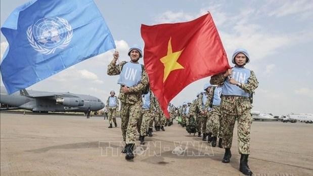 Le Vietnam participe aux opérations de maintien de la paix de l'ONU. Photo : VNA