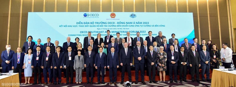 Les délégués lors du Forum des affaires de haut niveau Vietnam-OCDE. Photo: baoquocte.vn