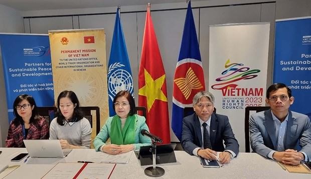 L'ambassadrice Lê Thi Tuyêt Mai, cheffe de la Mission permanente du Vietnam auprès de l'ONU, de l'OMC et d'autres organisations internationales à Genève. Photo : Mission permanente du Vietnam.