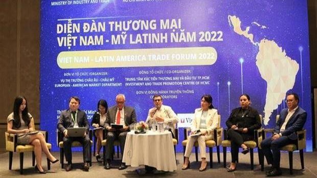 Lors du Forum commercial Vietnam-Amérique latine 2022. Photo : VNA.