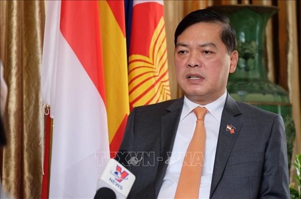 L'ambassadeur du Vietnam à Singapour, Mai Phuoc Dung. Photo : VNA. 