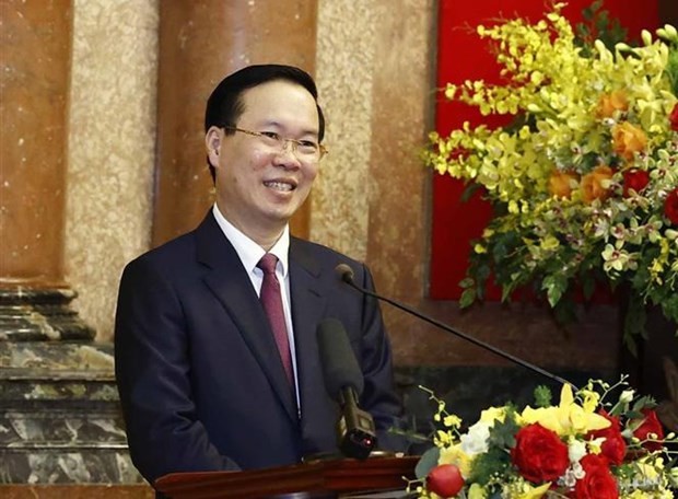 Le nouveau Président vietnamien Vo Van Thuong. Photo : VNA.