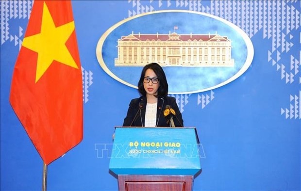La porte-parole adjointe du ministère des Affaires étrangères, Pham Thu Hang. Photo : VNA. 