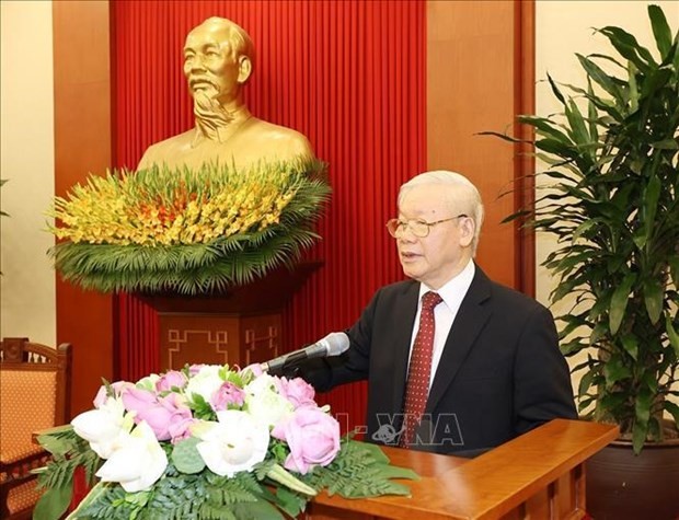 Le Secrétaire général du Comité central du Parti communiste du Vietnam, Nguyên Phu Trong. Photo : VNA. 