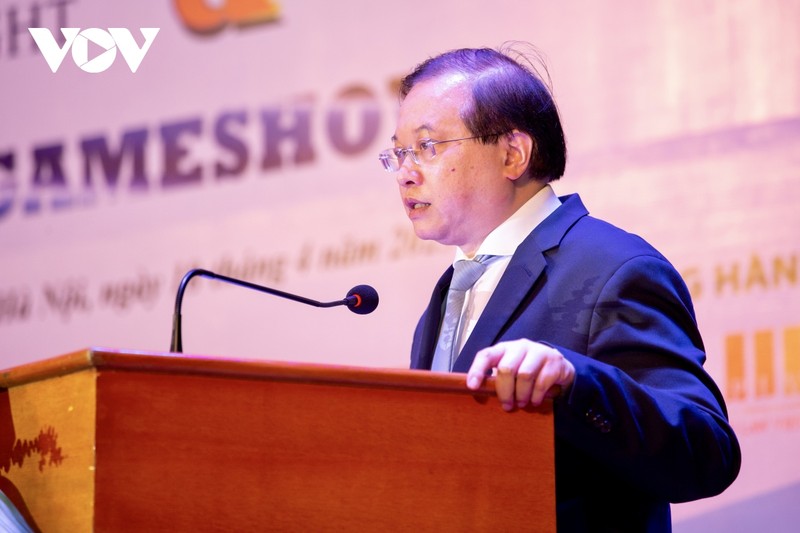 Ta Quang Dong, vice-ministre de la Culture, des Sports et du Tourisme, prend la parole. Photo: VOV