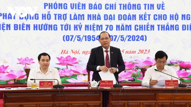 Lors de la réunion tenue ce jeudi matin à Hanoi (photo: VOV)