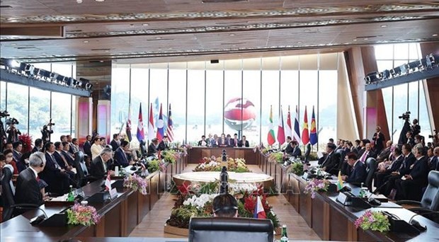 Lors du 42e Sommet de l'ASEAN. Photo : VNA.