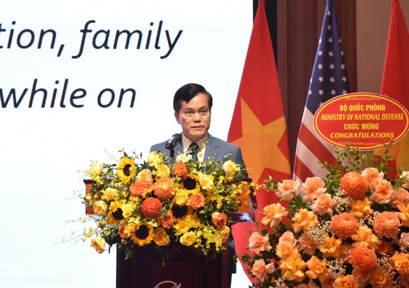 Le vice-ministre des Affaires étrangères, Ha Kim Ngoc, prend la parole. Photo: baoquocte