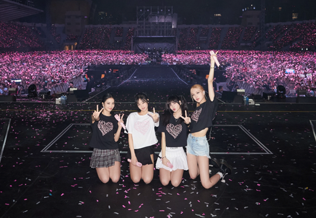 Le concert Blackpink est prévu les 29 et 30 juillet, au stade national de My Dinh, à Hanoi. Photo : thanhnien.vn