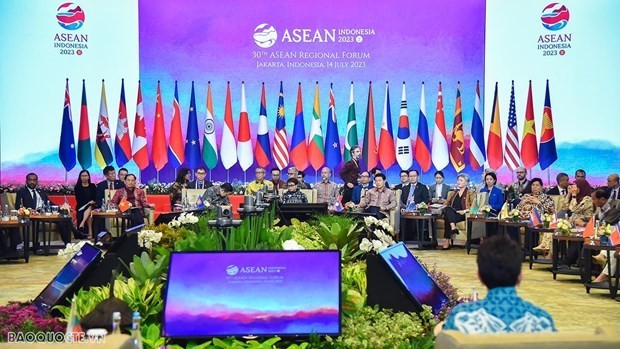 Vue du 30e Forum régional de l’ASEAN. Photo: baoquocte.vn