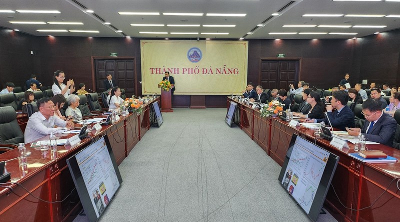 Lors du colloque sur la connexion entre Da Nang et le Japon. Photo: baodautu