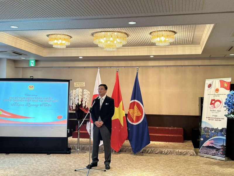 L'ambassadeur du Vietnam au Japon, Pham Quang Hieu. Photo: baoquocte