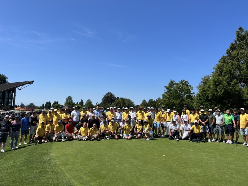 Le tournoi de golf VCBA Open a réuni 144 golfeurs. Photo: thoidai