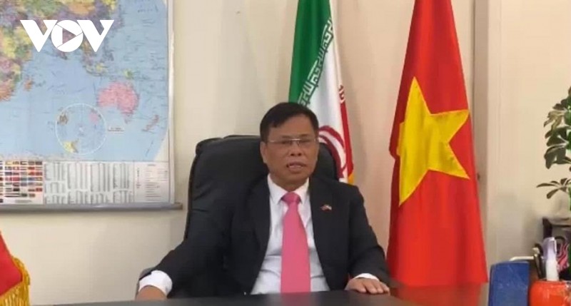 L'ambassadeur du Vietnam en Iran, Luong Quoc Huy. Photo: VOV