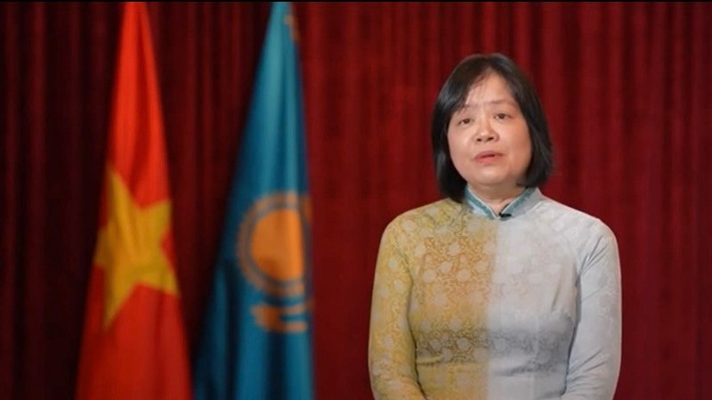 L’ambassadrice du Vietnam au Kazakhstan, Pham Thai Nhu Mai. Photo: baoquocte