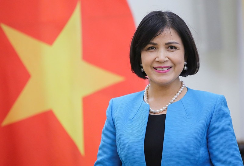 L’ambassadrice Le Thi Tuyet Mai, cheffe de la Mission permanente du Vietnam auprès de l’ONU, de l’OMC et d’autres organisations internationales à Genève. Photo: QT
