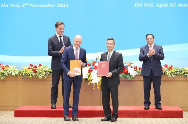Le Vietnam et les Pays-Bas échangent un accord sur la mise en œuvre de l'accord sur la coopération et le soutien administratif mutuel dans le secteur douanier. Photo : VNA