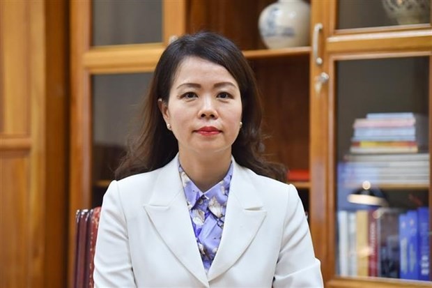 La vice-ministre vietnamienne des Affaires étrangères Nguyên Minh Hang. Photo : VNA.