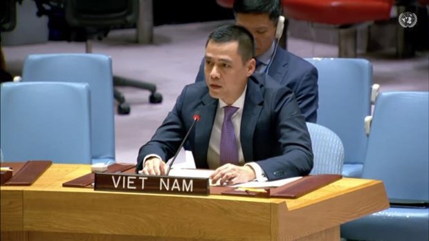 L’ambassadeur Dang Hoàng Giang, chef de la Mission permanente du Vietnam auprès des Nations Unies. Photo : VNA.