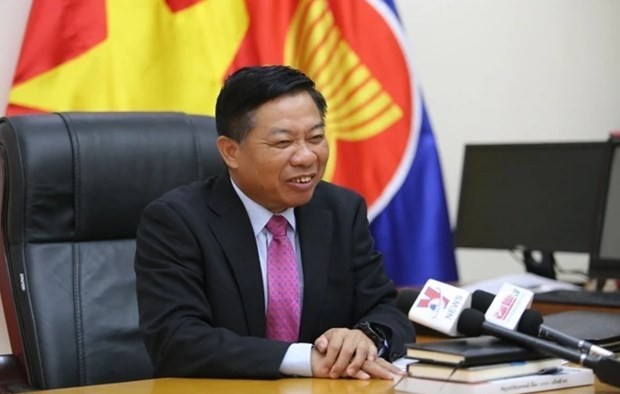 L'ambassadeur du Vietnam au Cambodge, Nguyên Huy Tang. Photo : VNA.