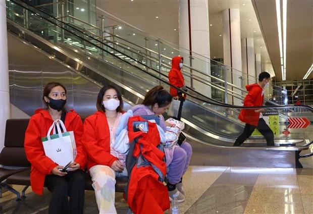 Six vols supplémentaires ont été lancés les 5 et 6 décembre pour rapatrier les citoyens vietnamiens du Myanmar. Photo : VNA.