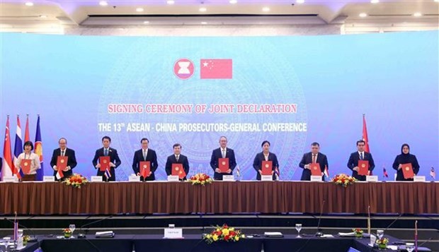 La 13e Conférence des procureurs généraux ASEAN - Chine à Hanoï. Photo : VNA.